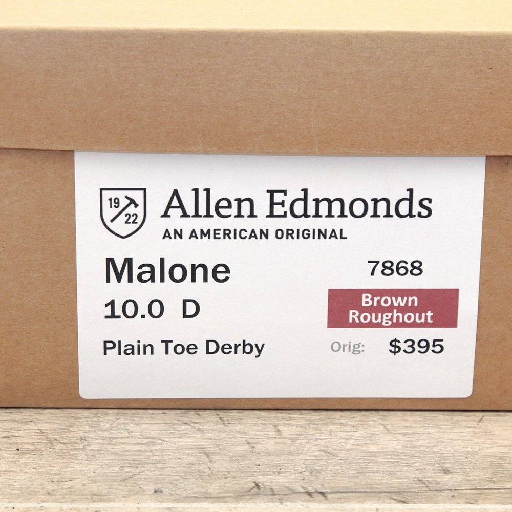 Allen Edmonds MALONE 10 D * new AE Bags - Picture 10 of 12
